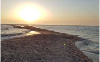 Залив рядом с азовским морем